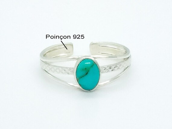 Adjustable turquoise best sale ring