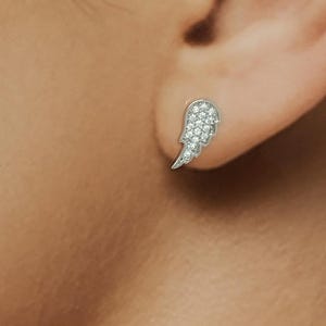boucle d oreille ange argent