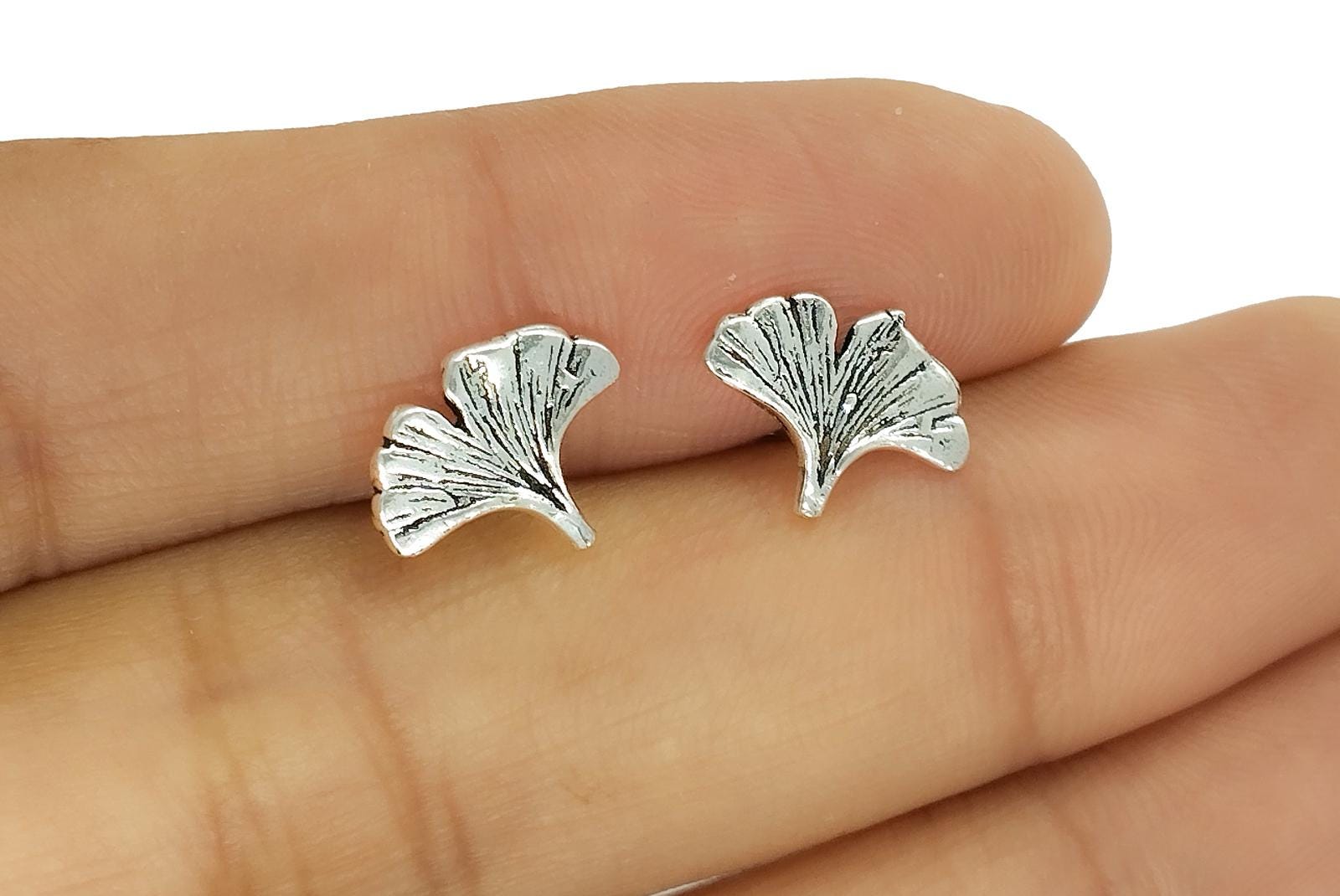 Engelsrufer Ohrhänger ERE-GINKGO-BIR Sterling Silber Roségold Plattiert Ginkgo B
