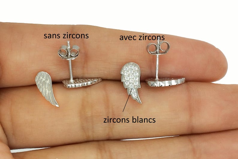 boucle d oreille aile d ange