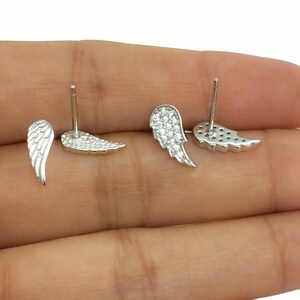 boucle d oreille aile d ange argent 925