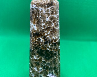 Rich Chocolate Calcite Obelisk Towers