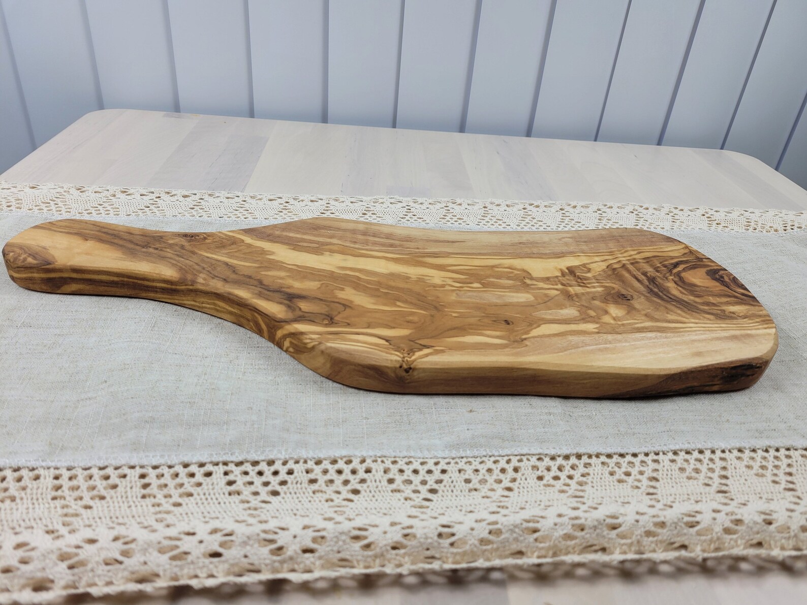 Olive Wood Rustic Cheese Board 16 with Hand Etsy
