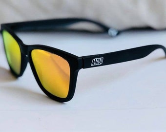 Maui Trendz “SUNSET ORANGE” ROUND Polarized Sunglasses