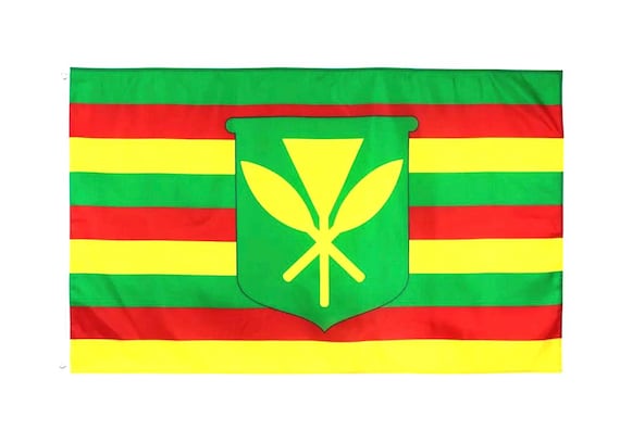 HAWAIIAN Native Kanaka Ma’oli Flag (3’x5’)