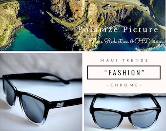 Maui Trendz “SILVER” ROUND Polarized Sunglasses