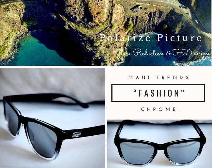 Maui Trendz “SILVER” ROUND Polarized Sunglasses
