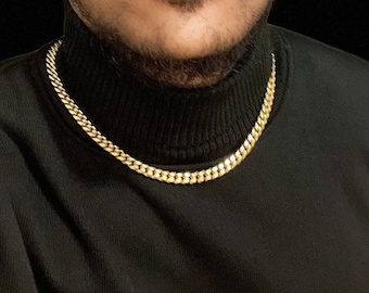 14k Gold Filled 8mm Thick Cuban Chain