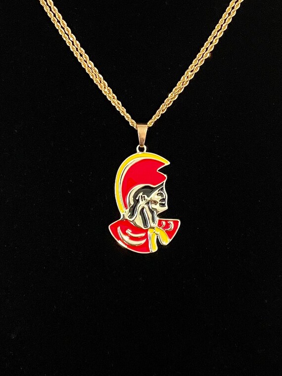 King Kamehameha Ali'i Gold Pendant + Double Stack 2mm Gold Filled Chains