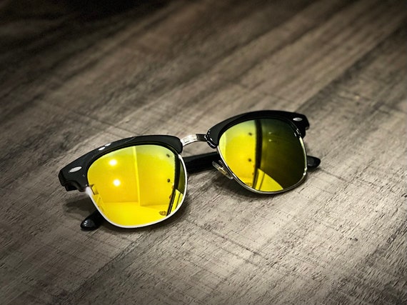 POLARIZED Round Semi-Metal Sunglasses