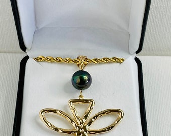 14k Gold Filled Kanaka Maoli Long Chain