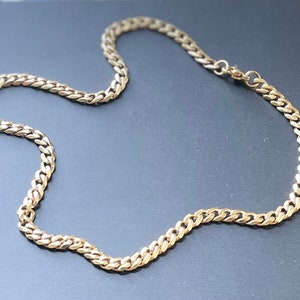Chaîne cubaine en or 18 carats 5 mm pour ENFANT