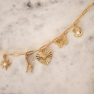 CLEARANCE Build your own custom Charm Bracelet | make your own charm bracelet | gold charm bracelet | create your own charm bracelet |