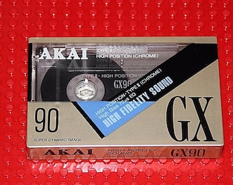 Akai Gx90 sealed chrome cassette