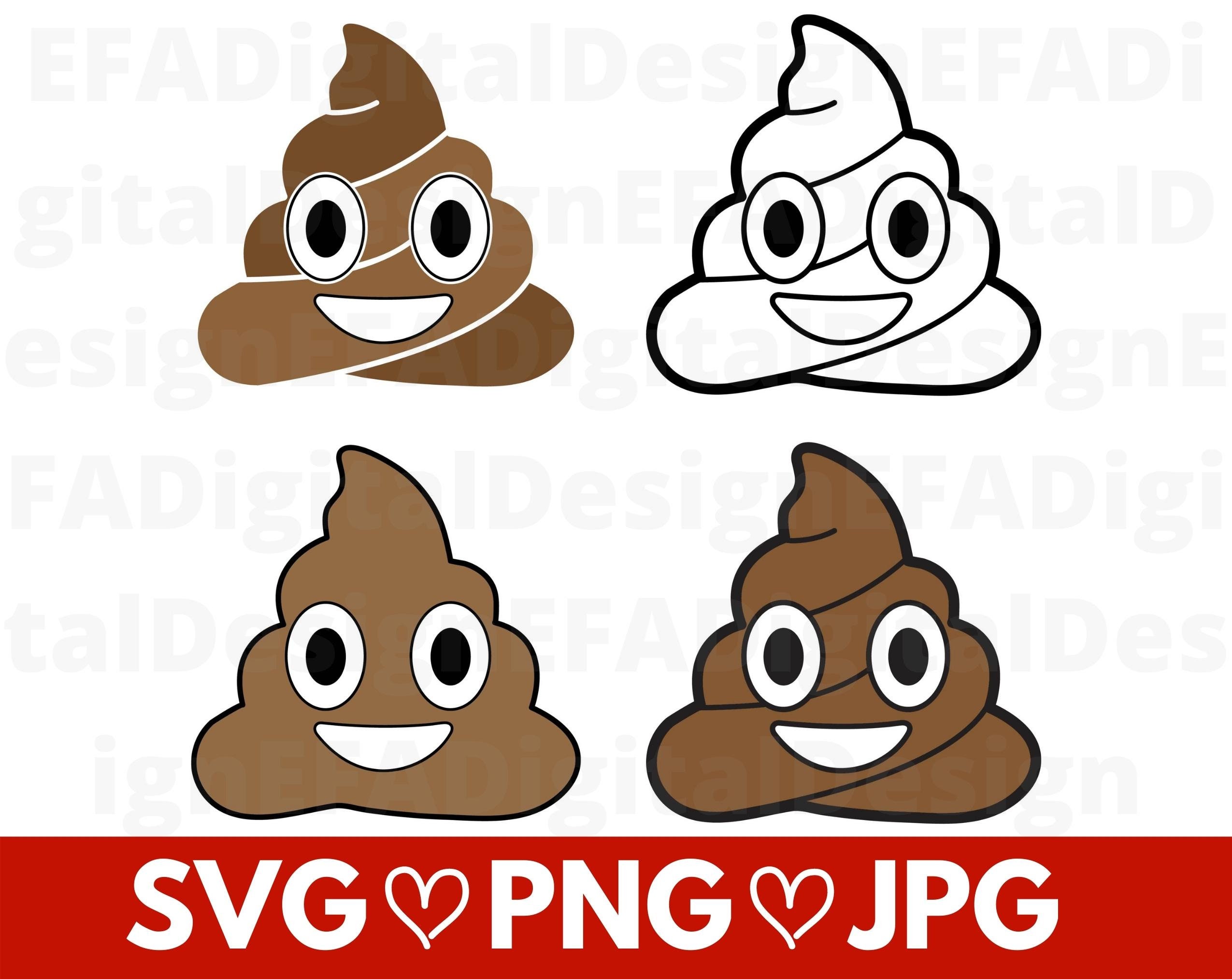 Humor Shit Poop Emoji Funny Background Stock Vector by ©shawlin 271406900