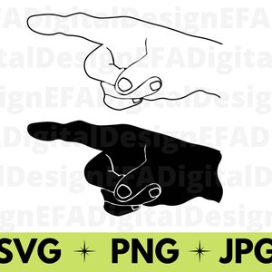 Finger Pointing SVG Cut Files, Point Finger Clipart, Hey You Svg Files, Blaming, Hand Gesture Cricut File, Cut file,Instant Download