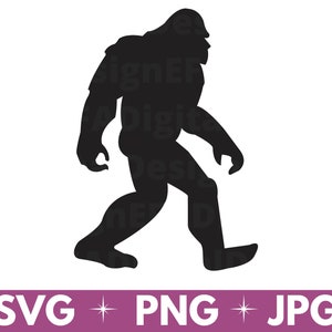 Bigfoot, Big Foot, Yeti Svg, Sasquatch Svg, DIGITAL FILES for Cricut, Cut File, Digital Download, Digital File Png, Jpg