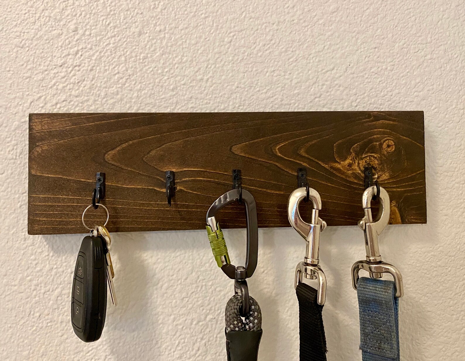 Handmade Rustic Wood Key Rack Etsy