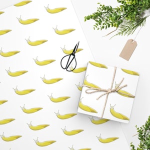 Banana Slug Wrapping Paper