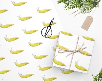 Banana Slug Wrapping Paper