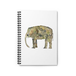 Elephant Notebook - 118 page Notebook