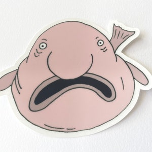  Blobby Bob Blob fish Deep Water Fish Gifts Pink Blobfish  PopSockets Standard PopGrip : Cell Phones & Accessories