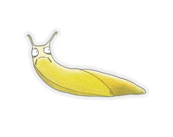 Banana Slug Sticker – Weatherproof Vinyl Decal