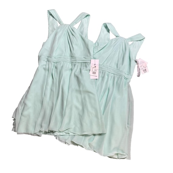 david's bridal mint green bridesmaid dresses Beautiful Mint Chiffon Bridesmaids Dress Short Empire Chiffon Formal Party  Dress (BM4046S)  DaisyFormals-Bridesmaid and Formal Dresses in 59+ Colors