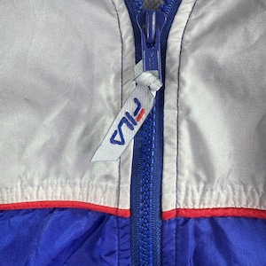 Fila Windbreaker Trench Jacket Womens Large Vintage Rare 80s Cinch Waist Hip-Hop image 10