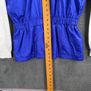 Fila Windbreaker Trench Jacket Womens Large Vintage Rare 80s Cinch Waist Hip-Hop image 6
