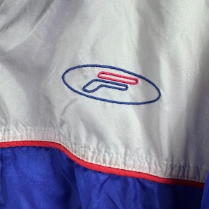 Fila Windbreaker Trench Jacket Womens Large Vintage Rare 80s Cinch Waist Hip-Hop image 9