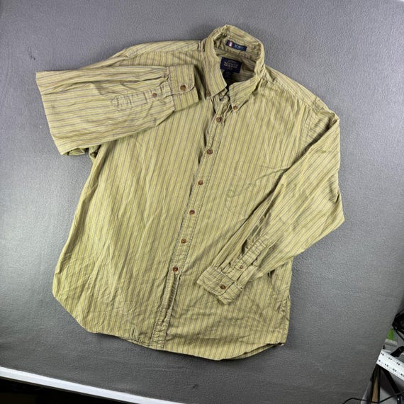 kenneth gordon dress shirts Kenneth Gordon Men's Dress Shirt Striped Cotton Size 16 32 Made in USA