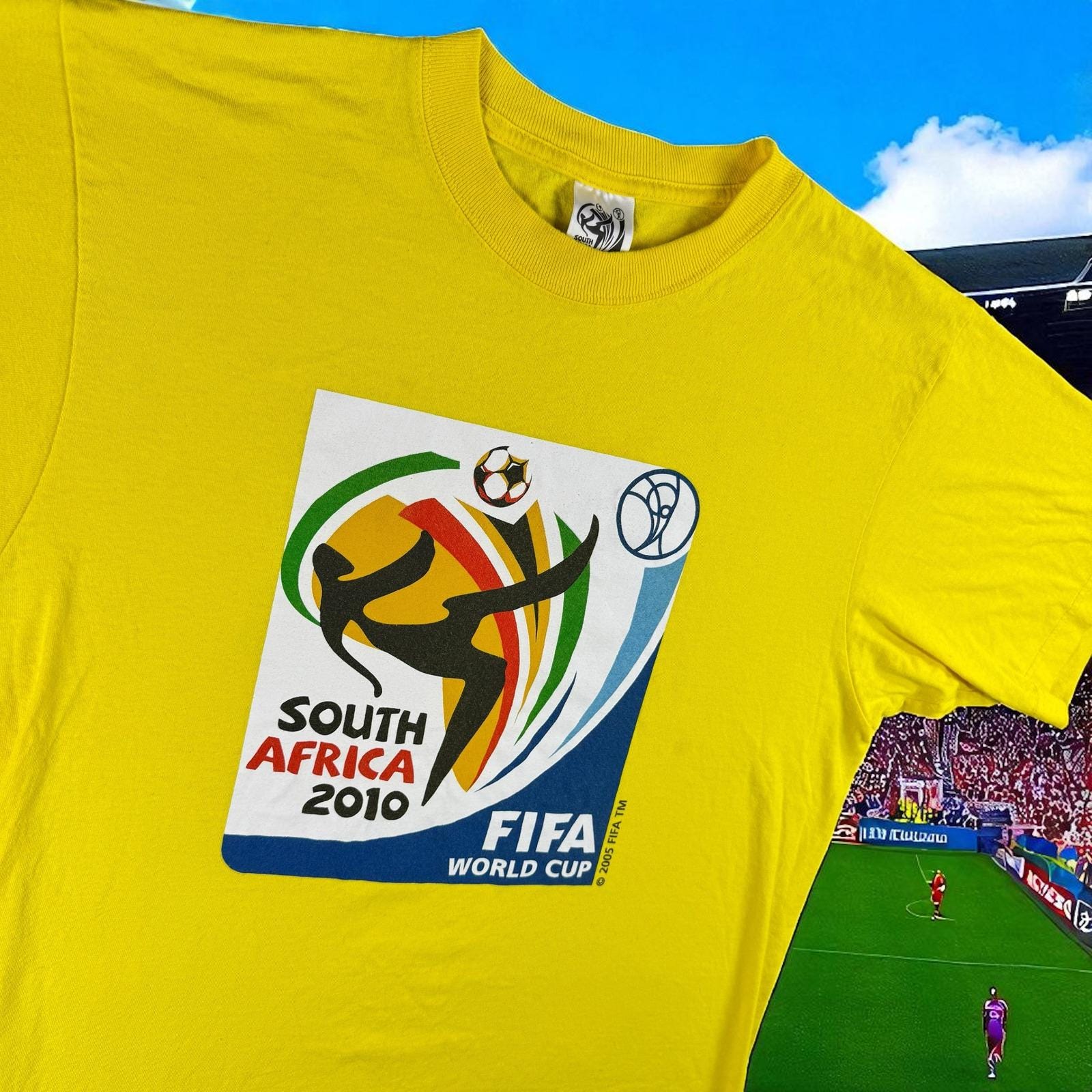 Vintage Adidas World Cup T Shit Men M South Africa 2010 FIFA Y2K