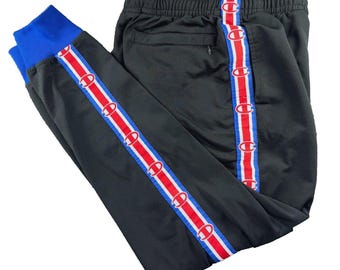 Champion Joggingbroek Heren Klein Vintage C-Stripe Hiphop Track Gym Retro Y2K Jaren 90