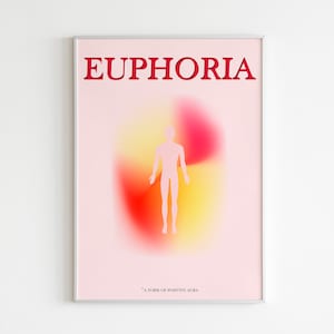 Aura Poster: 70s Retro Gradient, Psychedelic Home Decor (Printable Art)