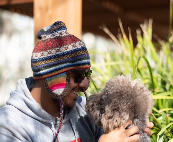 Peruvian Alpaca Hat With Earflaps 100 