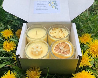 SOY Citronella Candles, Box of four