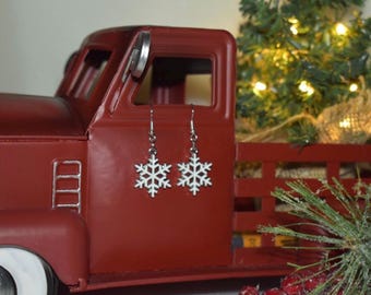 Snowflake earrings