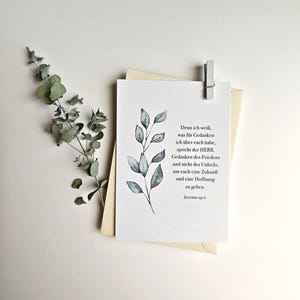 Postkarte: Gottes Gedanken