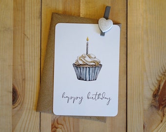 Postkarte: Happy Birthday