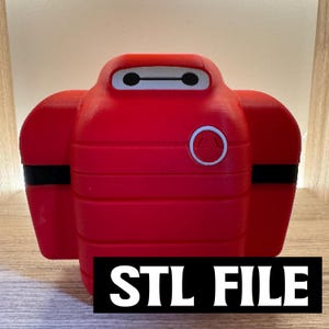 STL FILE ONLY | Baymax Charging Dock-Inspired Lorcana Deck Box | Full Deck + Accessories | Lore Counter Compartment & Flap-Open Draw Door