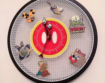 Interchangeable Pin Board Clock | 3D Printed Wall Clock with Swappable Covers