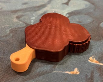 Zabawka Fidget Toy w kształcie myszki z lodami | Kółka klikalne i przełącznik kołyskowy