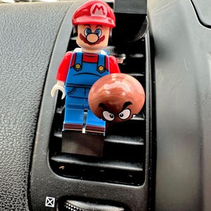 Désodorisant pour voiture Mario Luigi Yoshi tête de champignon crapaud à clip sur l'évent Mini figurine parfum cadeau accessoires de dessin animé