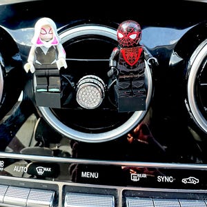 Spider Gwen  Car Air Freshener Clip on Vent Mini Figure Fragrance Gift Cartoon comics accessories