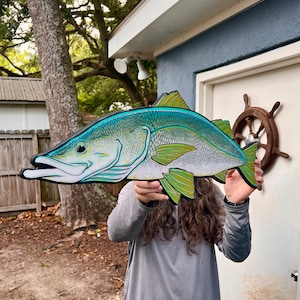 Snook Fish Wall Art: Angler Gift, Florida Fishing Decor