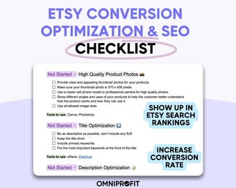 Etsy SEO & Listing Optimization Checklist: Increase Traffic and Sales as an Etsy Seller