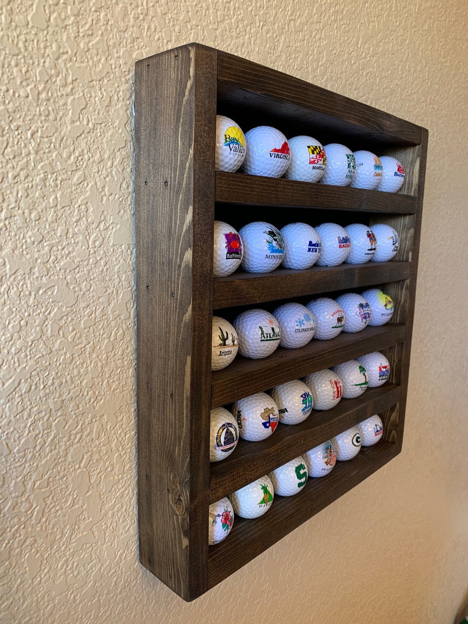 Golf Ball Display Etsy