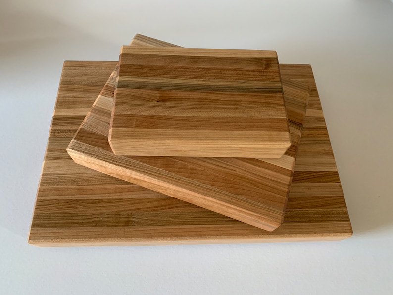 Maple Edge Grain Cutting Board 3 Sizes Etsy