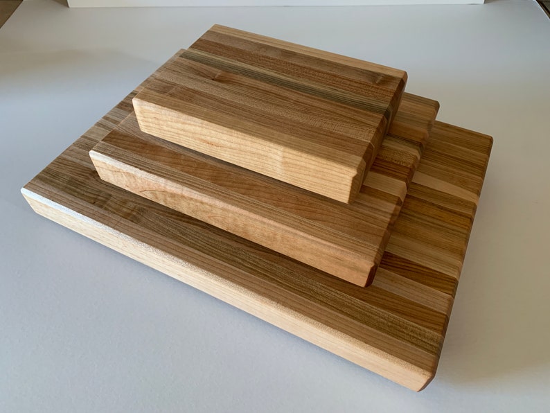Maple Edge Grain Cutting Board 3 Sizes Etsy
